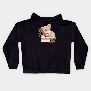 BOOKISH KOALA Kids Hoodie